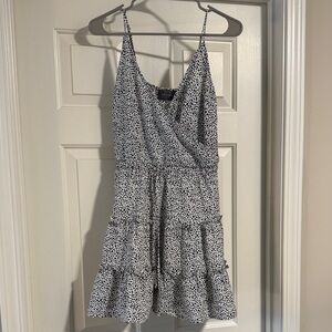 Dress Up - Black and White Spotted Dress (Size Small)
